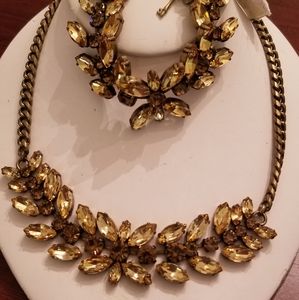 NWT Fossil Necklace & Bracelet set